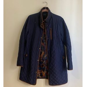 Ralph Lauren navy blue rain coat